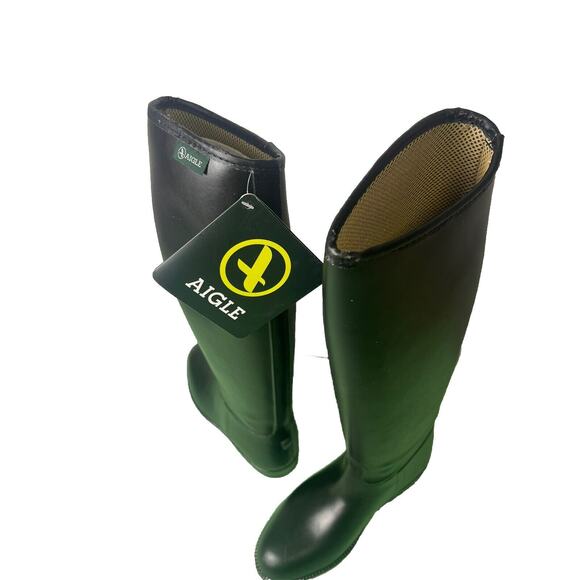 Boot Horse Riding AIGLE Start XL, Size 5 New IN Box #2614 - Picture 4 of 9